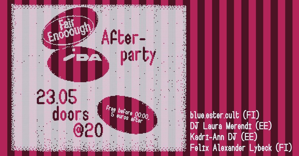 Bar IDA — Fair Enough After Party